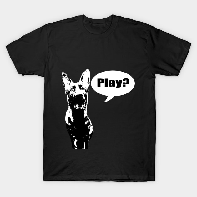 Shepard Play? T-Shirt by eightbitpanda